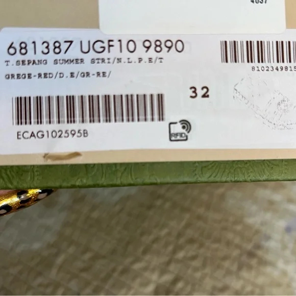 Gucci kids striped flats - Picture 3 of 3